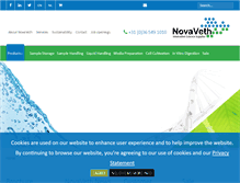 Tablet Screenshot of novaveth.com